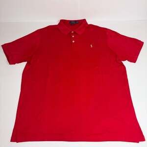 Polo Ralph Lauren Men's Red Classic Fit Soft Cotton Polo Shirt Size XL